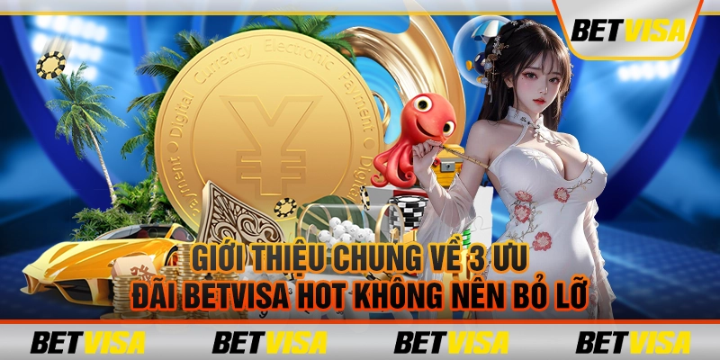 Giới thiệu chung về 3 ưu đãi Betvisa hot không nên bỏ lỡ