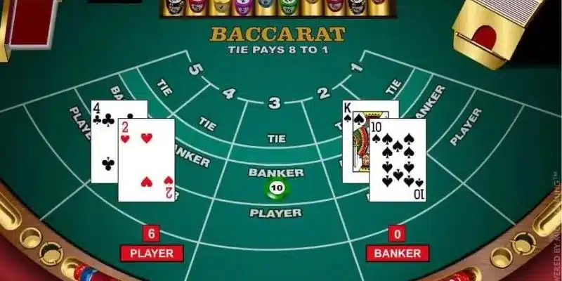 Những trường hợp điển hình khi chơi baccarat